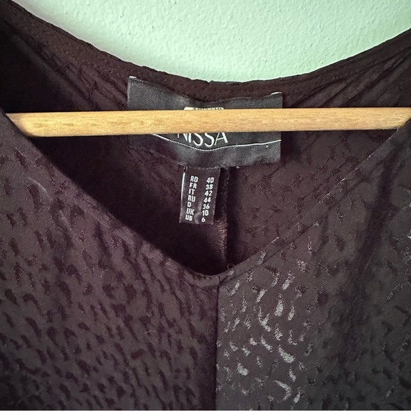 Nissa Tie Waist Draped Dress - Picture 2 of 5